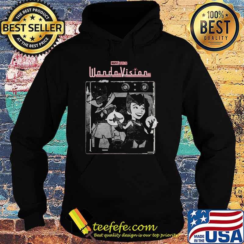 WandaVision Cartoon T-Shirt Hoodie WandaVision Cartoon T-Shirt Hoodie