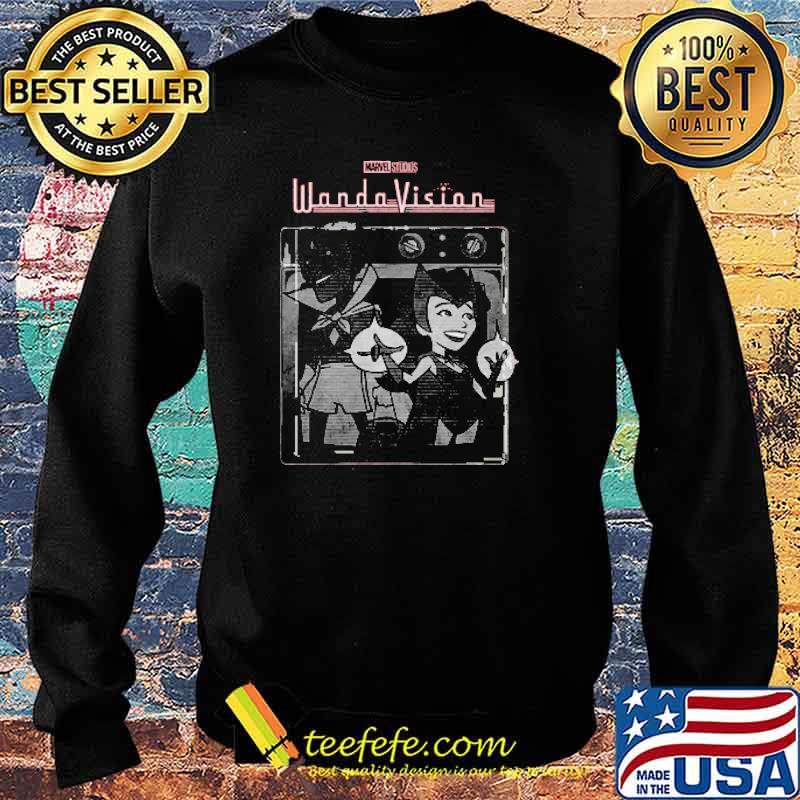 WandaVision Cartoon T-Shirt Sweater WandaVision Cartoon T-Shirt Sweater