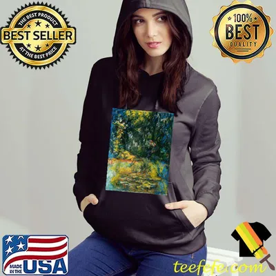 Water Lily Pond Raglan Baseball T-shirt