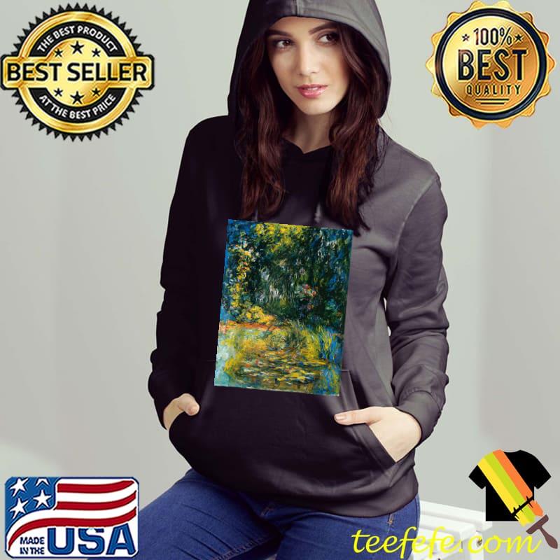 Water Lily Pond Raglan Baseball T-shirt