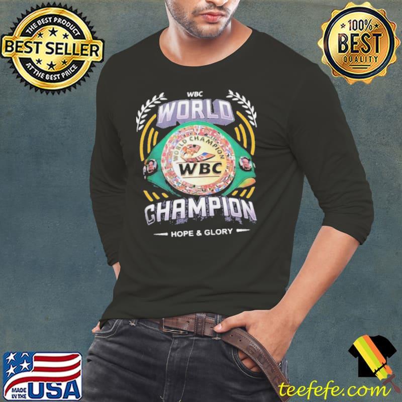 WBC World Champion Hope And Glory Shirt WBC World Champion Hope And Glory Shirt