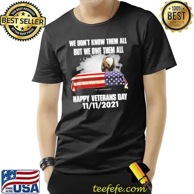 We Don't Know Them All But We Owe Them All Happy Veterans Day America Flag Shirt