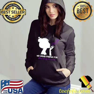 We Wear Purple For Prematurity Awareness American Girl T-Shirt