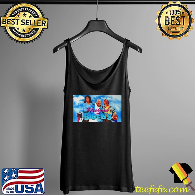 WEEKEND AT BIDEN’S PUPPETS SHIRT (resized) Tank Top WEEKEND AT BIDEN’S PUPPETS SHIRT (resized) Tank Top
