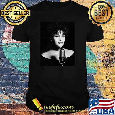 Whitney Houston Poster Shirt