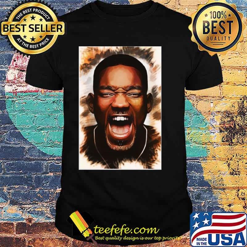 Will Smith Caricature Paint Shirt