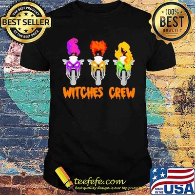 Witches Crew Ride Superbike Halloween Shirt