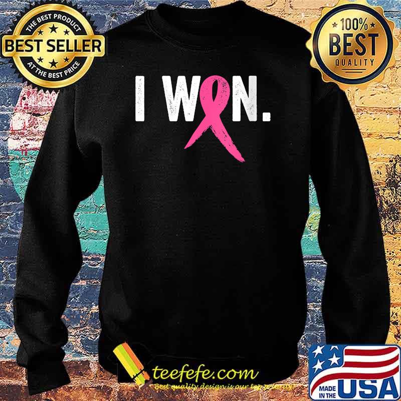Womens Breast Cancer Survivor, I Won Breast Cancer Awareness T-Shirt Sweater Womens Breast Cancer Survivor, I Won Breast Cancer Awareness T-Shirt Sweater