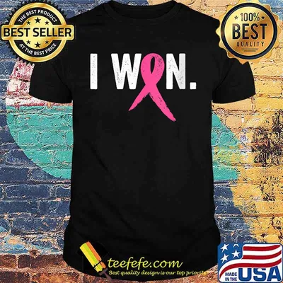 Womens Breast Cancer Survivor, I Won Breast Cancer Awareness T-Shirt
