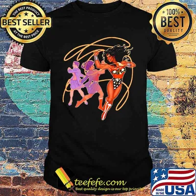 Wonder Woman Spin Transformation And Lasso Shirt