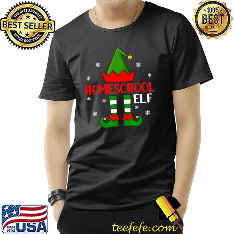 Xmas Lighting Santa Hat HomeSchool Elf Teacher Christmas T-Shirt Unisex Xmas Lighting Santa Hat HomeSchool Elf Teacher Christmas T-Shirt Unisex