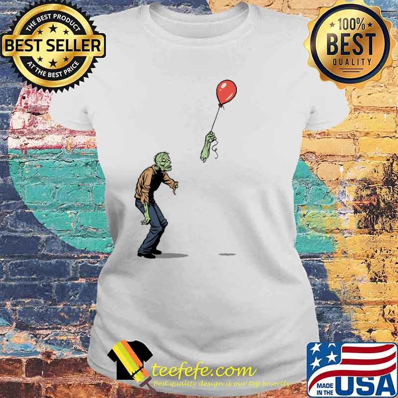 Zombie And Baloon Classic Shirt Laides tee Zombie And Baloon Classic Shirt Laides tee