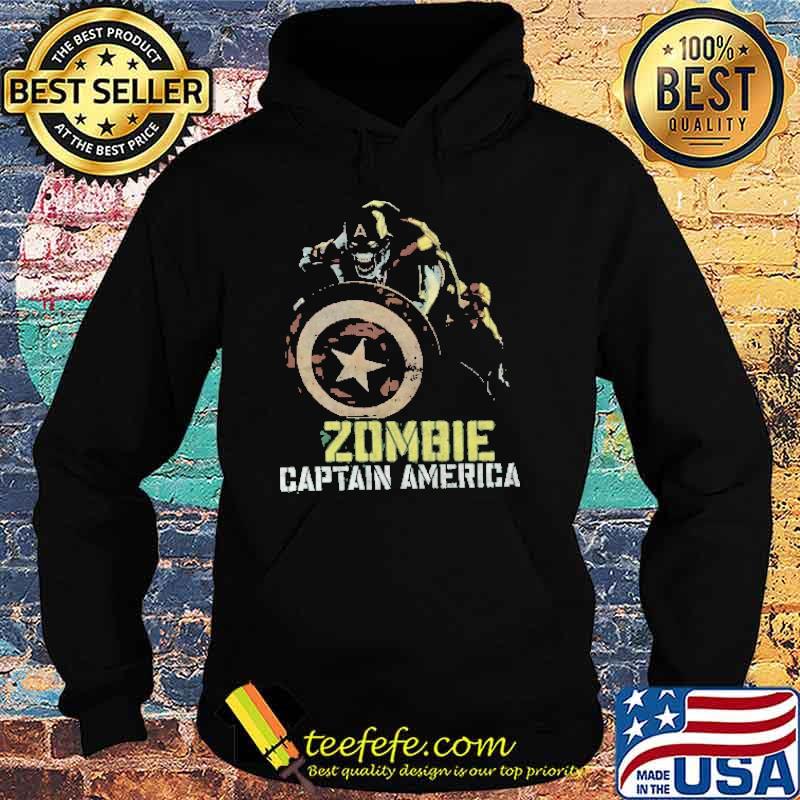 Zombie Captain America T-Shirt Hoodie Zombie Captain America T-Shirt Hoodie