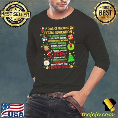12 Days Of Teaching Special Education Shirt