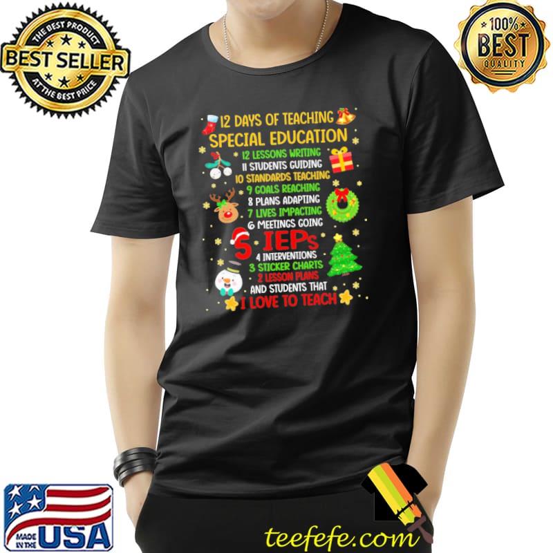 12 Days Of Teaching Special Education Shirt Unisex 12 Days Of Teaching Special Education Shirt Unisex