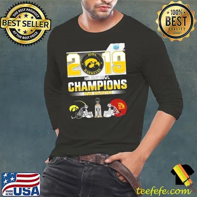 2019 Holiday Bowl Champions Iowa Hawkeyes Football Team Shirt