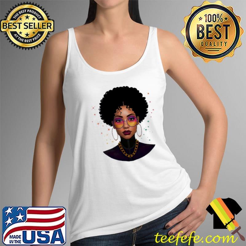 Afro Goddess Melanin Shirt Tank Top Afro Goddess Melanin Shirt Tank Top