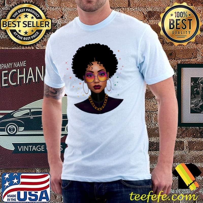 Afro Goddess Melanin Shirt Unisex Afro Goddess Melanin Shirt Unisex