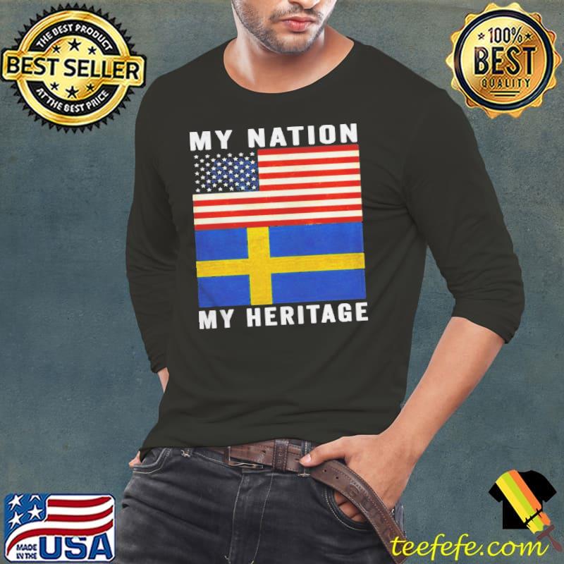 American Nation Heritage Vertical s Long Sleeve Tee American Nation Heritage Vertical s Long Sleeve Tee