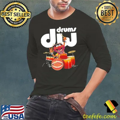 Animal Drums DW I Love Drums Mouth Shirt