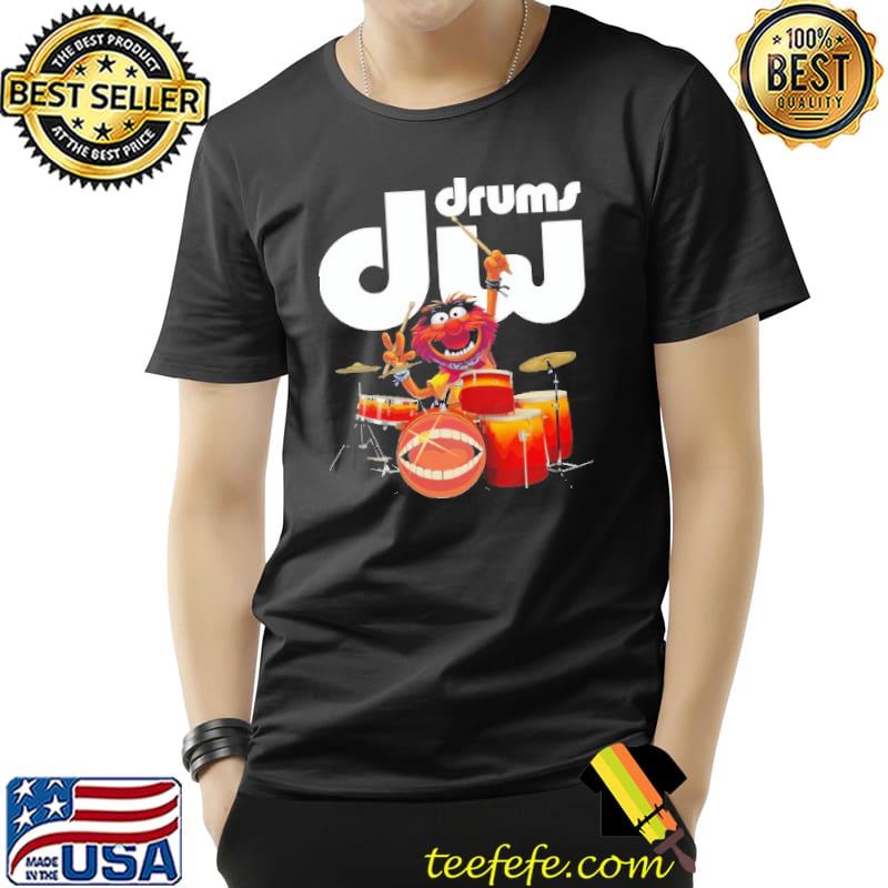 Animal Drums DW I Love Drums Mouth Shirt Unisex Animal Drums DW I Love Drums Mouth Shirt Unisex