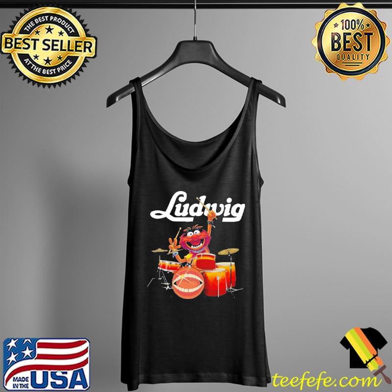 Animal Ludwig I Love Drums Mouth Shirt Tank Top Animal Ludwig I Love Drums Mouth Shirt Tank Top