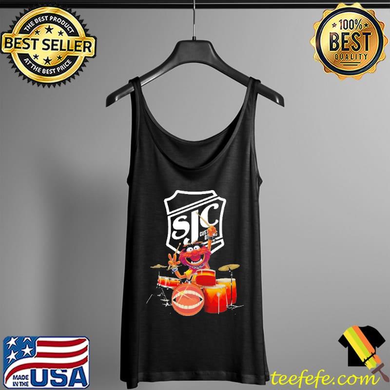 Animal SJC Custom Drums I Love Drums Mouth Shirt Tank Top Animal SJC Custom Drums I Love Drums Mouth Shirt Tank Top