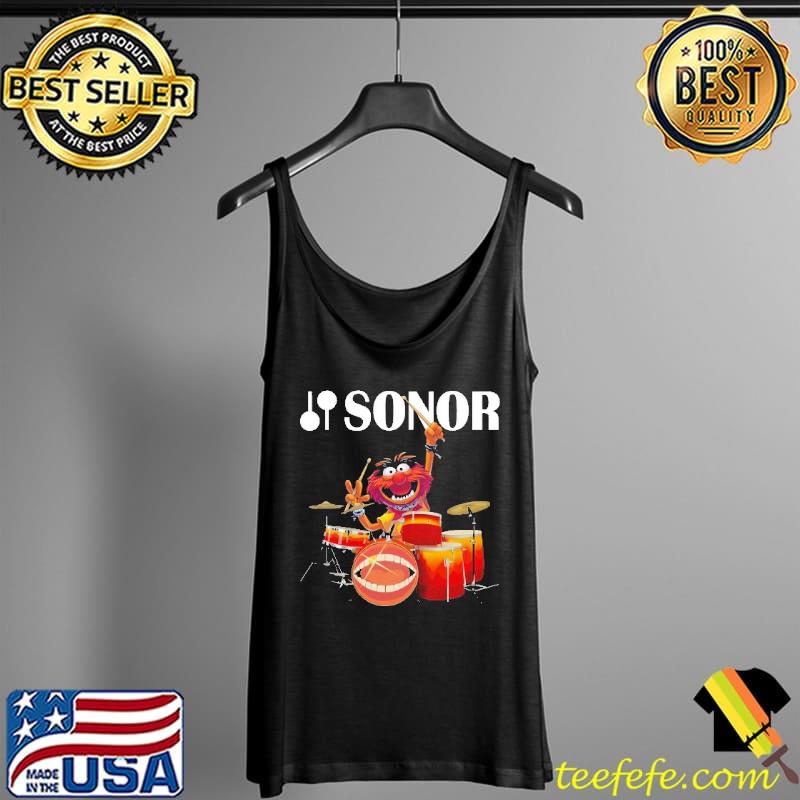 Animal Sonor I Love Drums Mouth Shirt Tank Top Animal Sonor I Love Drums Mouth Shirt Tank Top