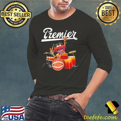 Animal Tremier I Love Drums Mouth Shirt