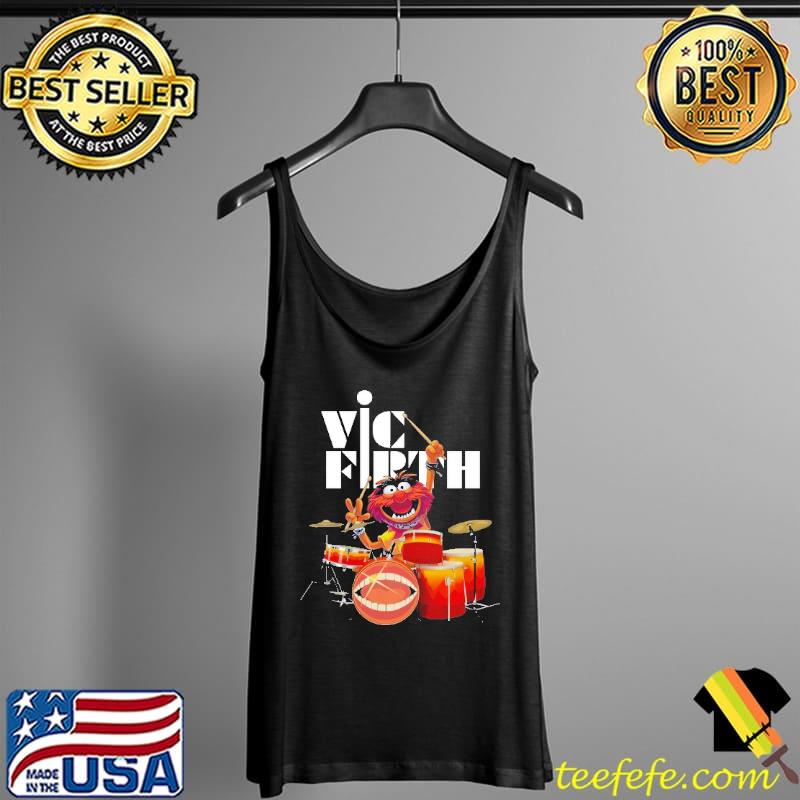 Animal Vic Firth I Love Drums Mouth Shirt Tank Top Animal Vic Firth I Love Drums Mouth Shirt Tank Top