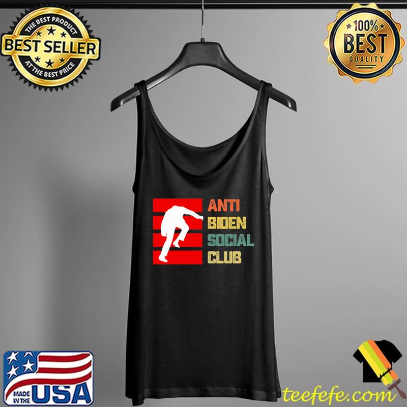 Anti Biden Social Club Funny Vintage Biden Falling Stairs Premium T-Shirt Tank Top Anti Biden Social Club Funny Vintage Biden Falling Stairs Premium T-Shirt Tank Top