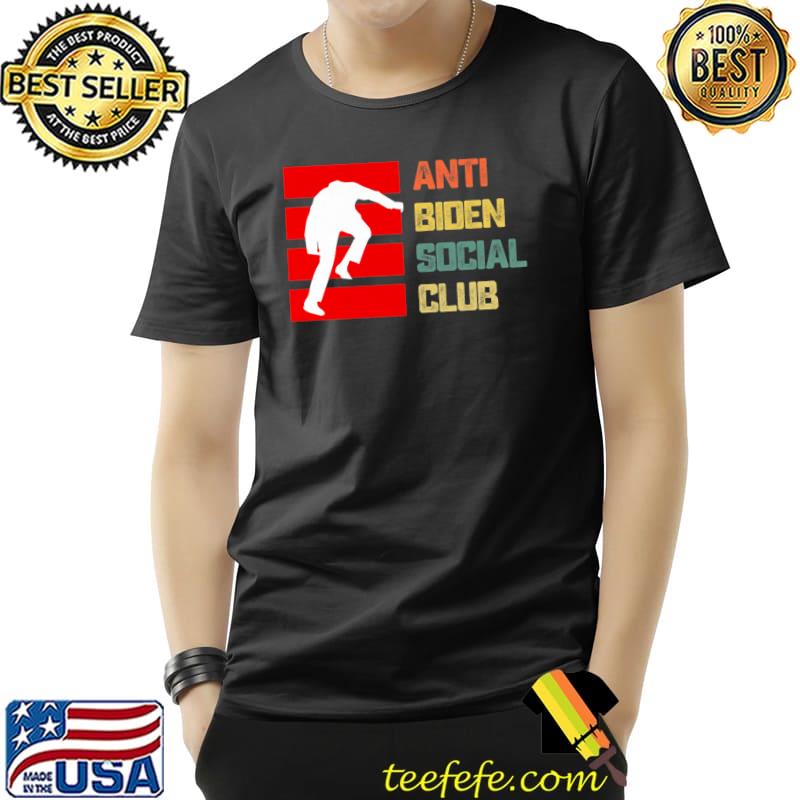 Anti Biden Social Club Funny Vintage Biden Falling Stairs Premium T-Shirt Unisex Anti Biden Social Club Funny Vintage Biden Falling Stairs Premium T-Shirt Unisex