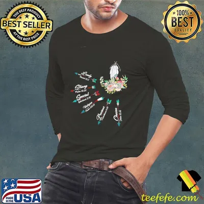 Arrow Flower God Says You Are Lovely Strong Special Unique Precious Chosen Shirt