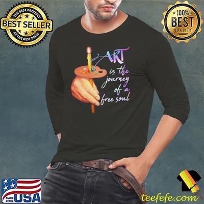 Art is the journey Of A Free Soul Candle Shirt