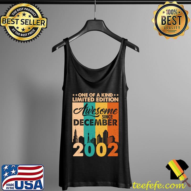 Awesome Awesome Since December 2002 Vintage 19th Birthday T-Shirt Tank Top Awesome Awesome Since December 2002 Vintage 19th Birthday T-Shirt Tank Top