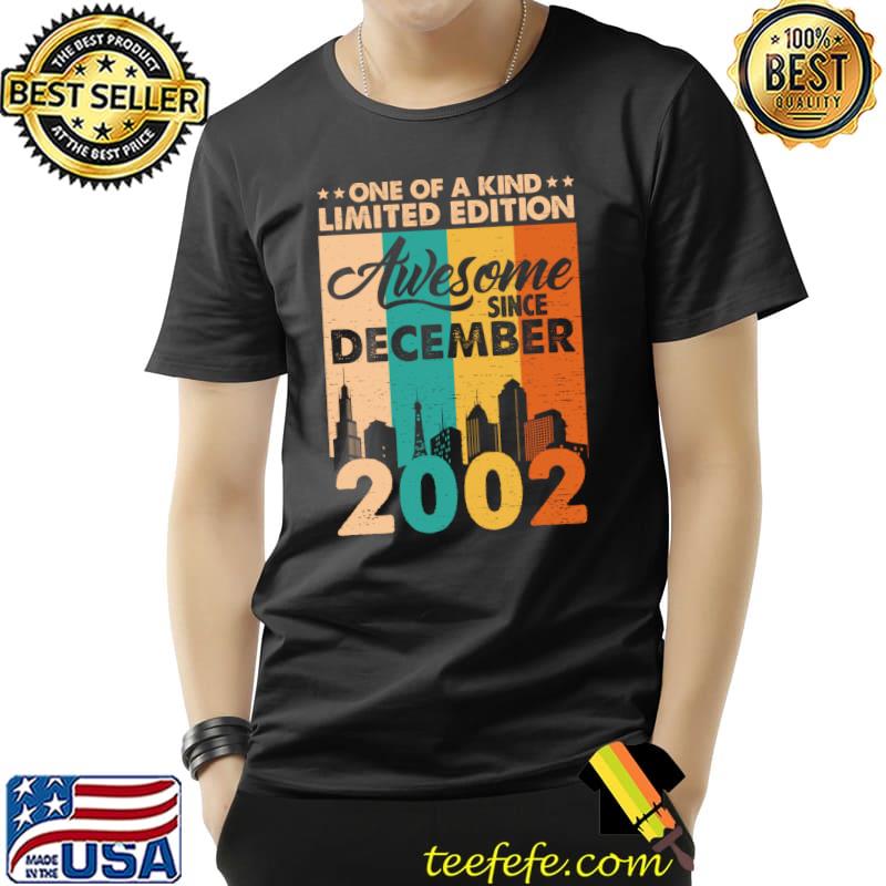 Awesome Awesome Since December 2002 Vintage 19th Birthday T-Shirt Unisex Awesome Awesome Since December 2002 Vintage 19th Birthday T-Shirt Unisex