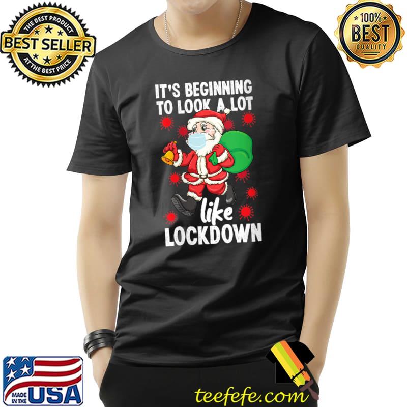 Awesome Christmas Santa Claus Lockdown Quarantine 2021 T- Unisex Awesome Christmas Santa Claus Lockdown Quarantine 2021 T- Unisex