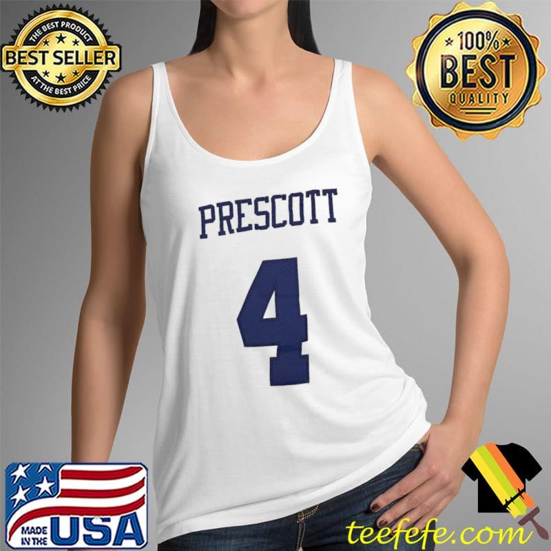 Awesome dak Prescott Dallas Cowboys White Shirt Tank Top Awesome dak Prescott Dallas Cowboys White Shirt Tank Top