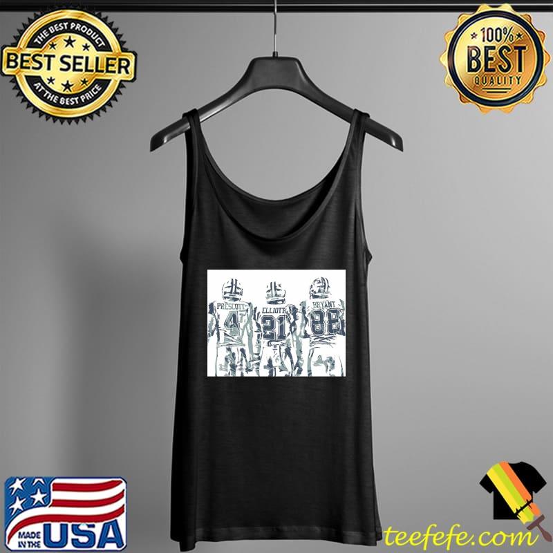 Awesome dez Bryant Ezekiel Elliott Dak Prescott Dallas Cowboys Shirt Tank Top Awesome dez Bryant Ezekiel Elliott Dak Prescott Dallas Cowboys Shirt Tank Top
