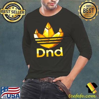 Awesome Dnd logo adidas shirt