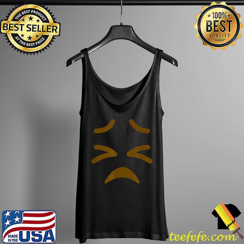 Awesome Emoticon Persevering Face with Scrunched Eyes Costume Gift T Shirt Tank Top Awesome Emoticon Persevering Face with Scrunched Eyes Costume Gift T Shirt Tank Top