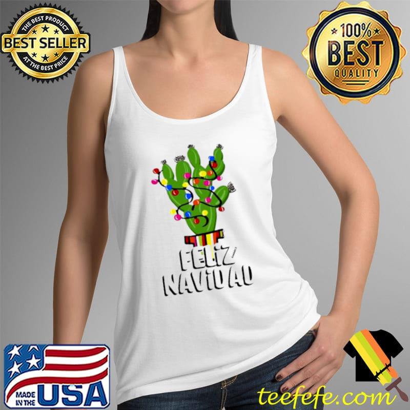 Awesome Feliz Navidad Light Christmas Shirt Tank Top Awesome Feliz Navidad Light Christmas Shirt Tank Top