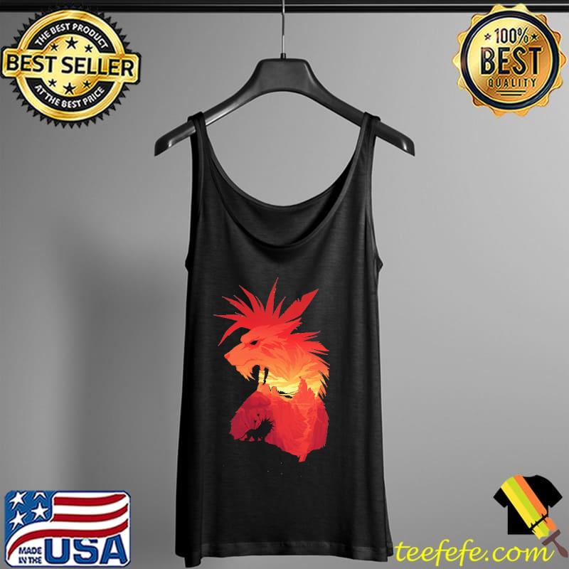 Awesome Final Fantasy VII Red XIII Nanaki Shirts Tank Top Awesome Final Fantasy VII Red XIII Nanaki Shirts Tank Top