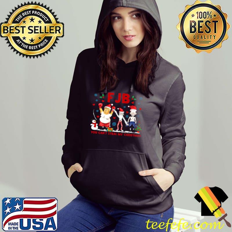 Awesome Fjb you can’t steal my christmas shirt