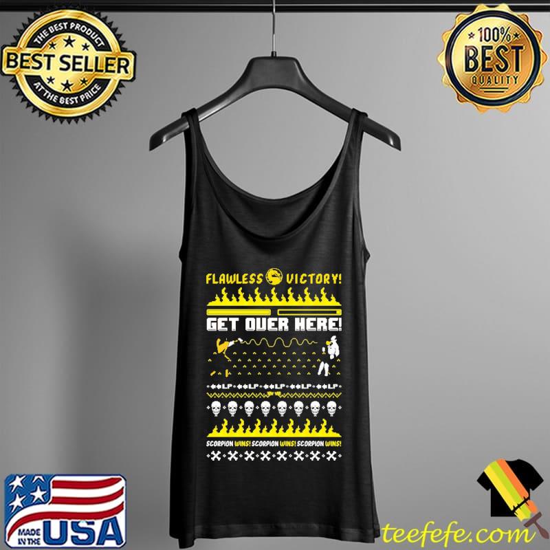 Awesome flawless vitory get over here scorpion wins skull s Tank Top Awesome flawless vitory get over here scorpion wins skull s Tank Top
