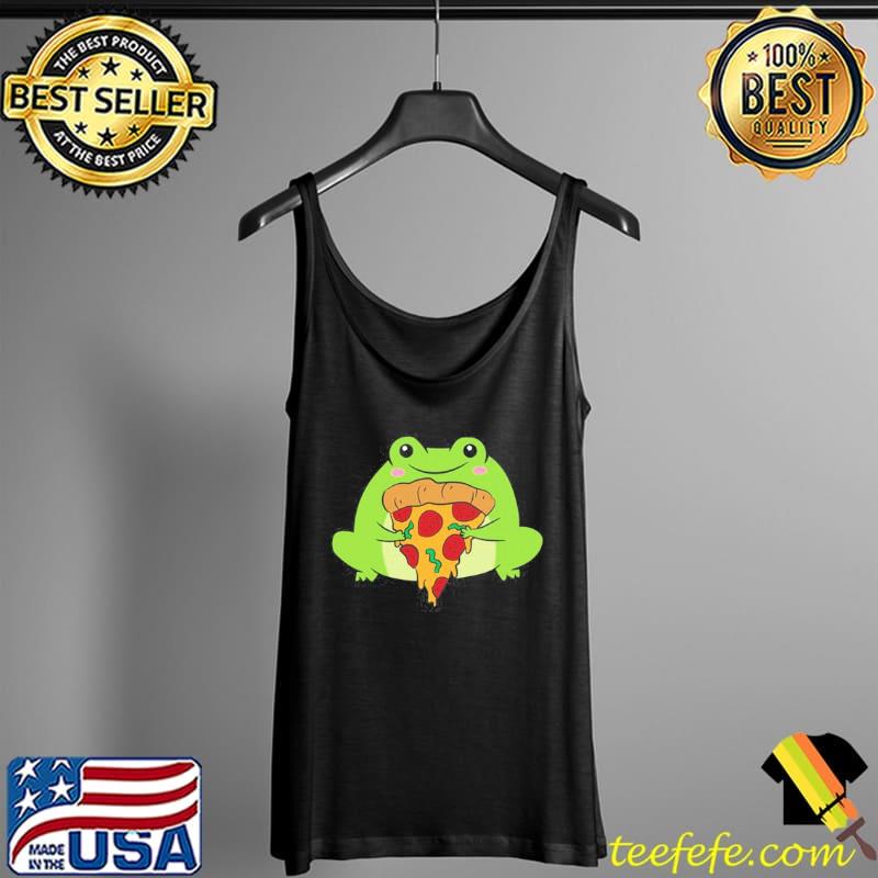 Awesome Frog With Pizza Love Pizza And Frogs Shirt Tank Top Awesome Frog With Pizza Love Pizza And Frogs Shirt Tank Top