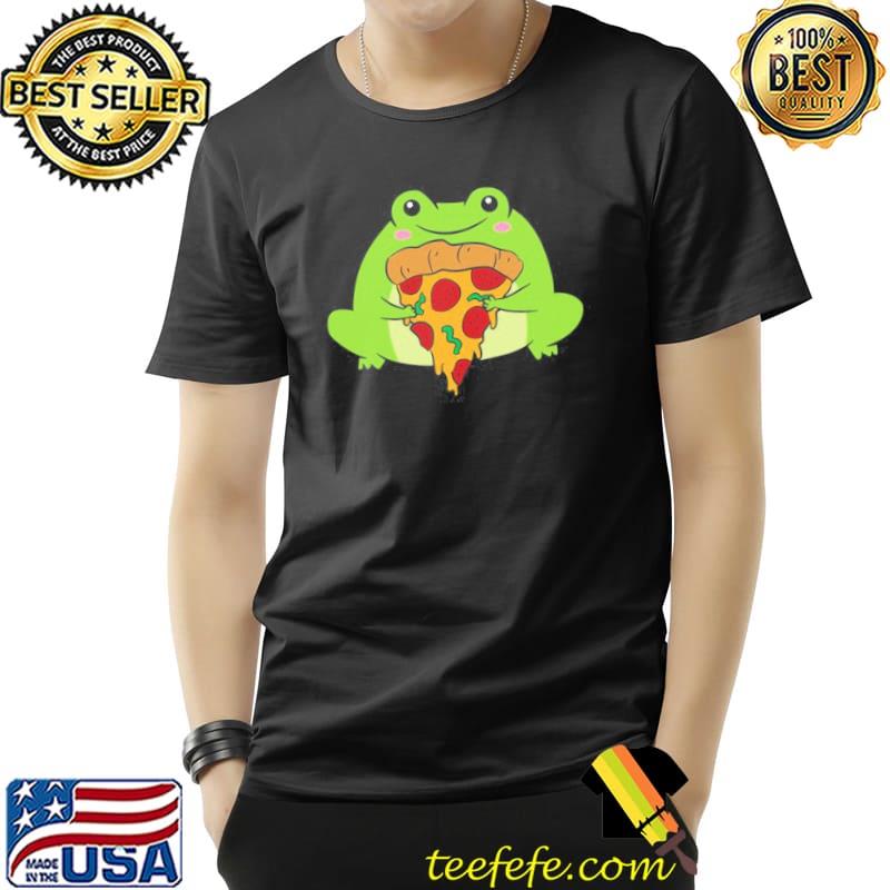 Awesome Frog With Pizza Love Pizza And Frogs Shirt Unisex Awesome Frog With Pizza Love Pizza And Frogs Shirt Unisex