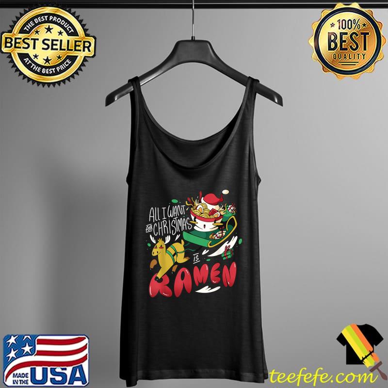 Awesome Funny Christmas Ramen Bowl - Kawaii Japanese Noodles T-Shirt Tank Top Awesome Funny Christmas Ramen Bowl - Kawaii Japanese Noodles T-Shirt Tank Top