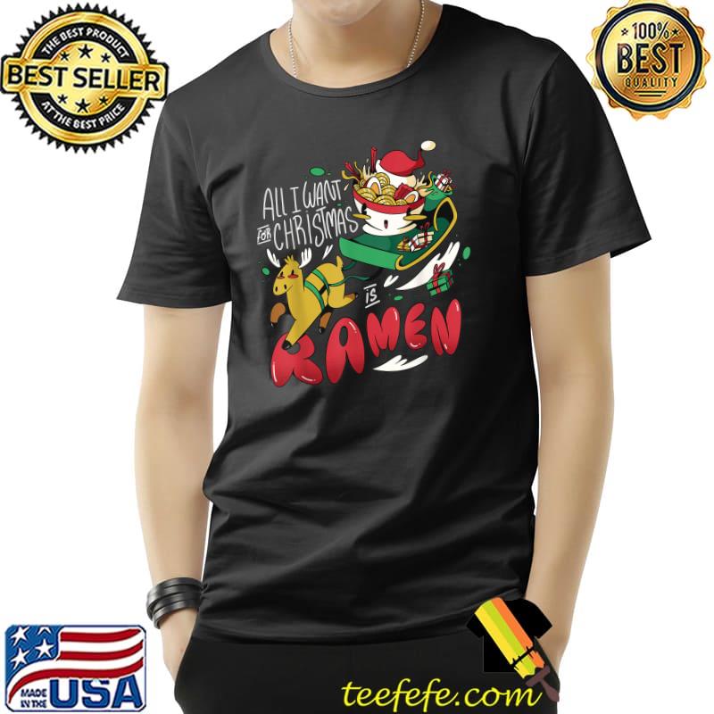 Awesome Funny Christmas Ramen Bowl - Kawaii Japanese Noodles T-Shirt Unisex Awesome Funny Christmas Ramen Bowl - Kawaii Japanese Noodles T-Shirt Unisex