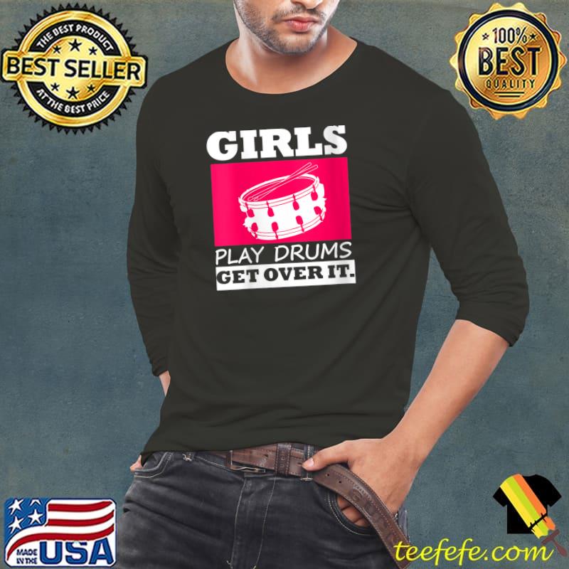 Awesome girls play Drum Drummer Percussionists T-Shirt Awesome girls play Drum Drummer Percussionists T-Shirt